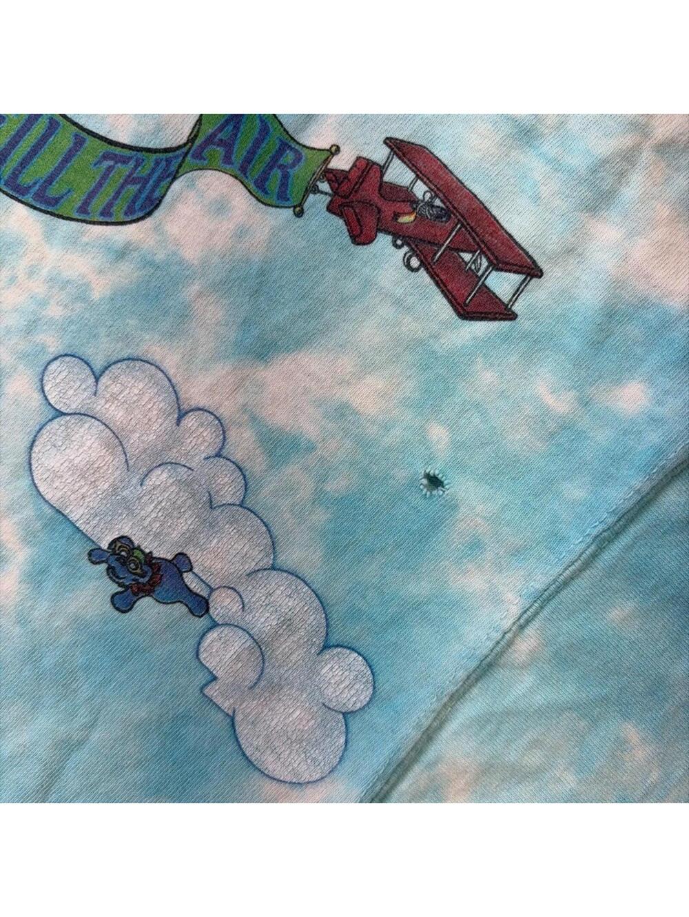 Liquid Blue 1993 Grateful Dead Parachuting Bears AOP T Shirt Size Large Cotton - Picture 9 of 9